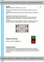 Предварительный просмотр 73 страницы BDS Maschinen MAB 800 Operating Instructions Manual