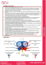 Предварительный просмотр 10 страницы BDS BGS 8425 Manual