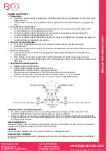 Предварительный просмотр 16 страницы BDS BGS 8425 Manual