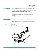 Preview for 2 page of BDS C-4250 Service Manual