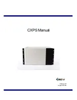 Предварительный просмотр 1 страницы BDV CXPS User Manual