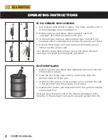 Preview for 2 page of BE Ag & Industrial 21.200.004 Operating Instructions Manual