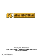 Preview for 6 page of BE Ag & Industrial 21.200.004 Operating Instructions Manual