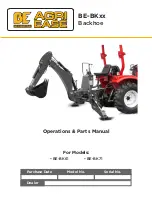 BE Ag & Industrial BE-BK Series Operations & Parts Manual preview