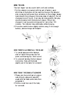 Предварительный просмотр 3 страницы Be-Bella One 20 Turbo Operating Instructions