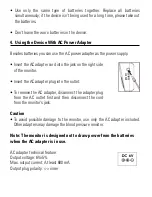 Предварительный просмотр 12 страницы Be.Better RX805 Instruction Manual