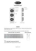 Предварительный просмотр 11 страницы Be Cool BC100TU2001F Instruction Manual