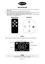 Preview for 6 page of Be Cool BC121TU2004F Manual