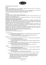 Предварительный просмотр 39 страницы Be Cool BC18KL2101F Instruction Manual