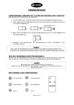 Предварительный просмотр 9 страницы Be Cool BC2AC2001TUF Manual