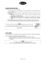 Предварительный просмотр 21 страницы Be Cool BC2AC2001TUF Manual