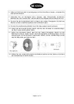 Preview for 8 page of Be Cool BC31ST2005SSF Instruction Manual