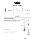 Preview for 13 page of Be Cool BC31ST2005SSF Instruction Manual