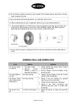 Preview for 17 page of Be Cool BC31ST2005SSF Instruction Manual