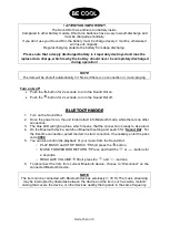 Предварительный просмотр 10 страницы Be Cool BC5BTS2012DT Instruction Manual