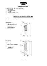 Предварительный просмотр 6 страницы Be Cool BC6AC2001FTL Manual