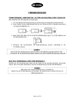 Предварительный просмотр 9 страницы Be Cool BC6AC2001FTL Manual