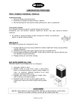 Предварительный просмотр 62 страницы Be Cool BC9ACHL2001F Operating Manual