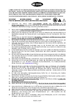 Предварительный просмотр 3 страницы Be Cool BCLB703IKUHF01 Instructions Manual