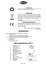 Предварительный просмотр 5 страницы Be Cool BCLB703IKUHF01 Instructions Manual