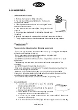 Предварительный просмотр 19 страницы Be Cool BCLB703IKUHF01 Instructions Manual