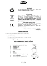 Предварительный просмотр 5 страницы Be Cool BCLB705K01 Manual