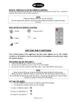 Предварительный просмотр 19 страницы Be Cool BCP5AC2101F Manual