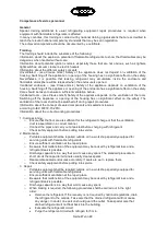 Предварительный просмотр 47 страницы Be Cool BCP9KL2001F Instruction Manual