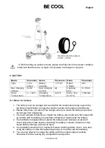 Preview for 42 page of Be Cool e-Scooter eSC-Pro3 Operation Manual