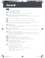 Preview for 12 page of Be Cool FEED Instructions Manual