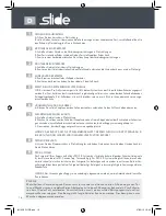 Preview for 16 page of Be Cool SLIDE Instructions Manual