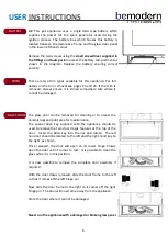 Предварительный просмотр 6 страницы Be Modern 800CF User Instructions