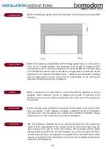 Предварительный просмотр 18 страницы Be Modern 800CF User Instructions