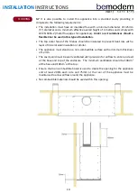 Предварительный просмотр 19 страницы Be Modern 800CF User Instructions