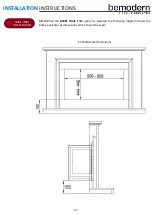 Предварительный просмотр 27 страницы Be Modern 800CF User Instructions