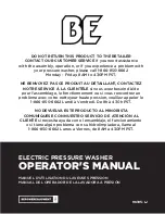 Предварительный просмотр 56 страницы BE Power Equipment 96395-LJ Operator'S Manual