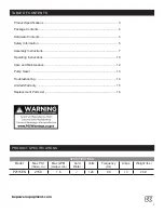 Предварительный просмотр 3 страницы BE Power Equipment P2115EN Operator'S Manual