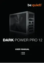 Preview for 1 page of BE QUIET! DARK POWER PRO 12 User Manual