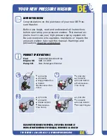 Preview for 2 page of BE 13HP Operation Manual