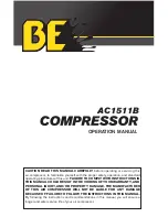 BE AC1511B Operation Manual предпросмотр