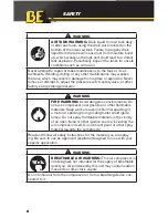 Preview for 8 page of BE AC153 Operation Manual