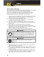 Preview for 10 page of BE AC153 Operation Manual