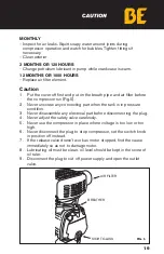 Предварительный просмотр 19 страницы BE AC206 User Manual