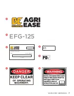 Предварительный просмотр 7 страницы BE AGRI EASE BE-EFG95F Operations & Parts Manual