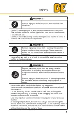 Preview for 9 page of BE HW3513HAD User Manual