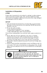 Preview for 13 page of BE HW3513HAD User Manual