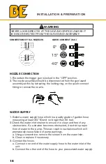 Preview for 16 page of BE HW3513HAD User Manual