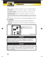 Preview for 18 page of BE I2500 Operation Manual