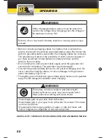 Preview for 22 page of BE I2500 Operation Manual