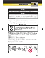 Preview for 27 page of BE I2500 Operation Manual